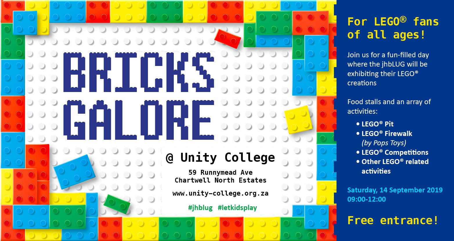 jhbLUG Bricks Galore Event