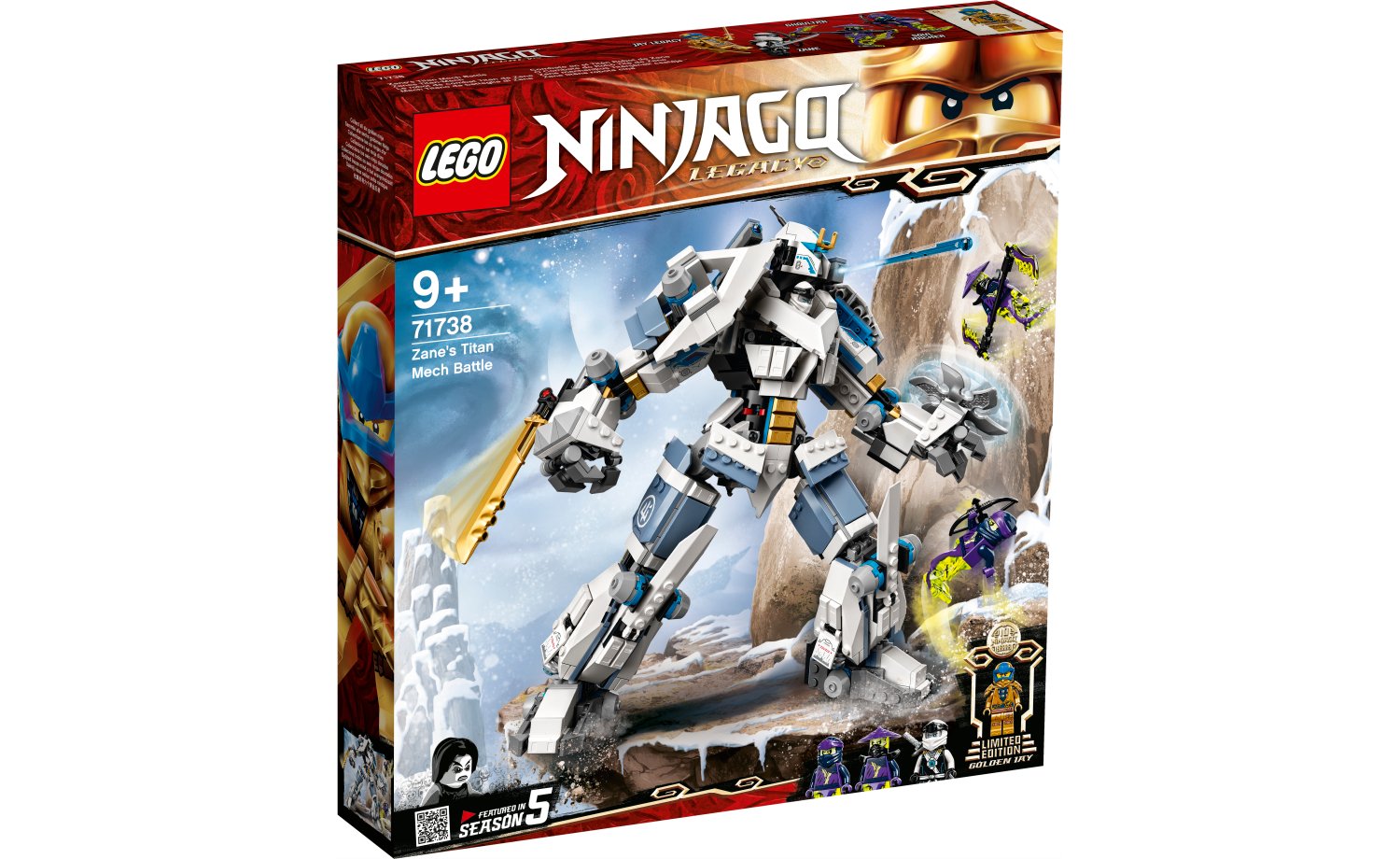 71738 Ninjago Legacy Zane's Titan Mech Battle Review - South